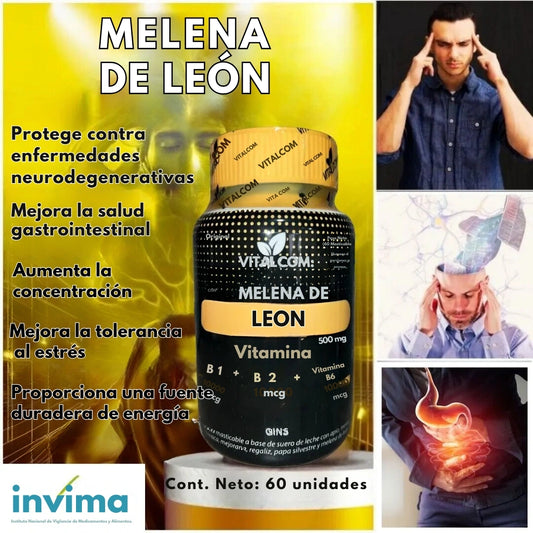 Transforma tu Salud con MELENA DE LEÓN X60 CAP